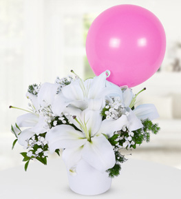 Balonlu Çiçek