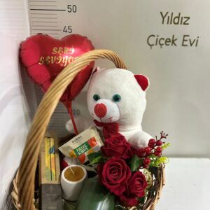 SEVGİLİYE ÖZEL ARANJMAN SEPET-BÜYÜK BOY