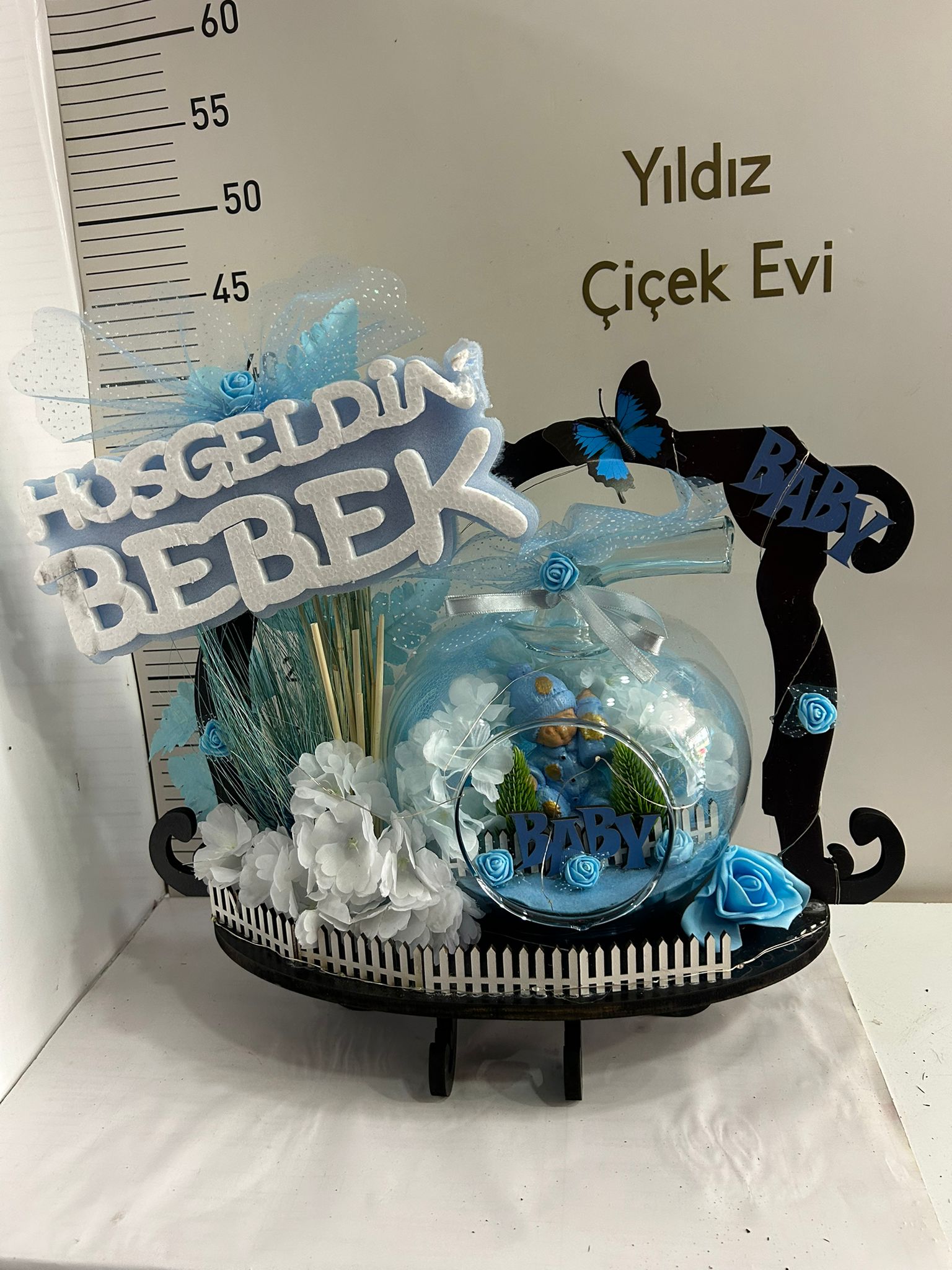 HOŞGELDİN BEBEK IŞIKLI ARANJMAN-2